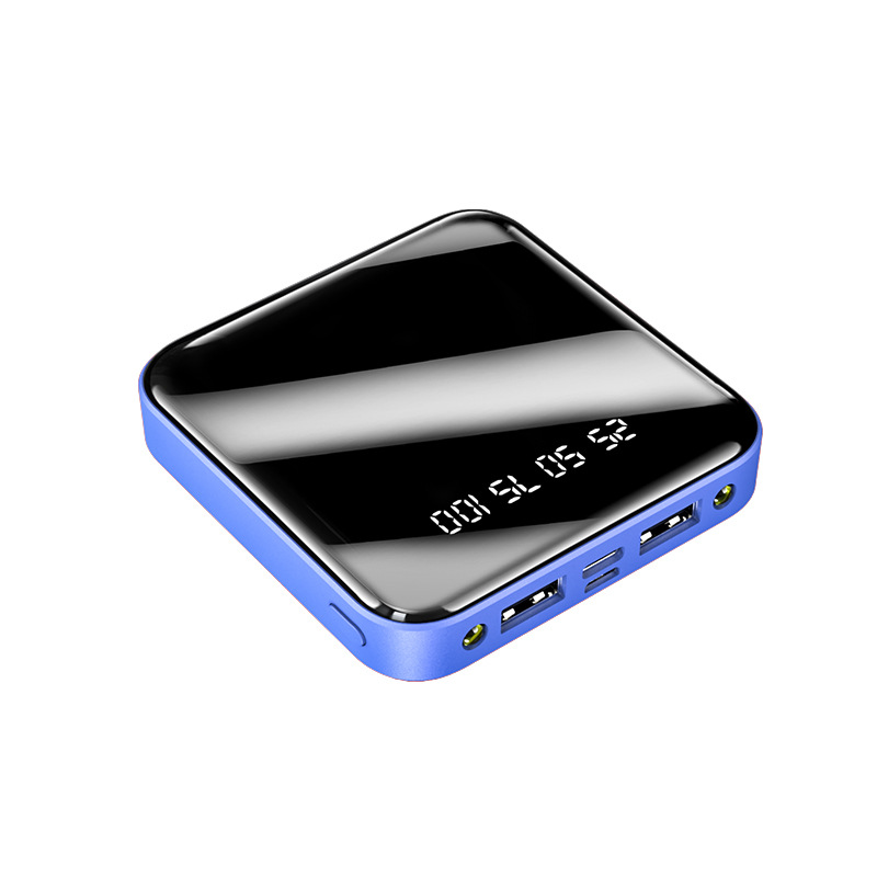 Mini Power Bank 20000 Mah Portable Mirror Digital Display Power Bank – תמונה 19