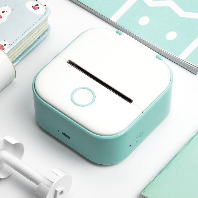 Portable Mini Thermal Label Printer Home Photo Printer Student Wrong Question Printer Bluetooth-Compatible Mini Label Printer Price Tag – תמונה 5