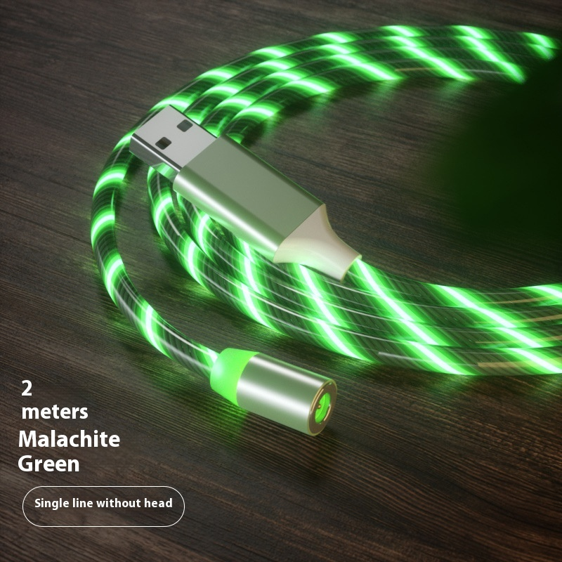 Magnetic Charging Cable Streamer Fast Charging Cable Lighting Micro USB Cable LED Magnet Charger Type-C Cable – תמונה 45