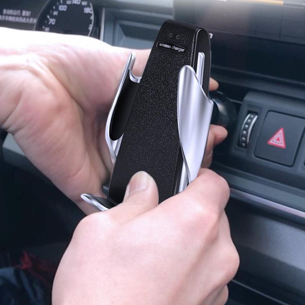 Car Wireless Charger 10W Induction Car Fast Wireless Charging with Car Phone Holder S5 – תמונה 3