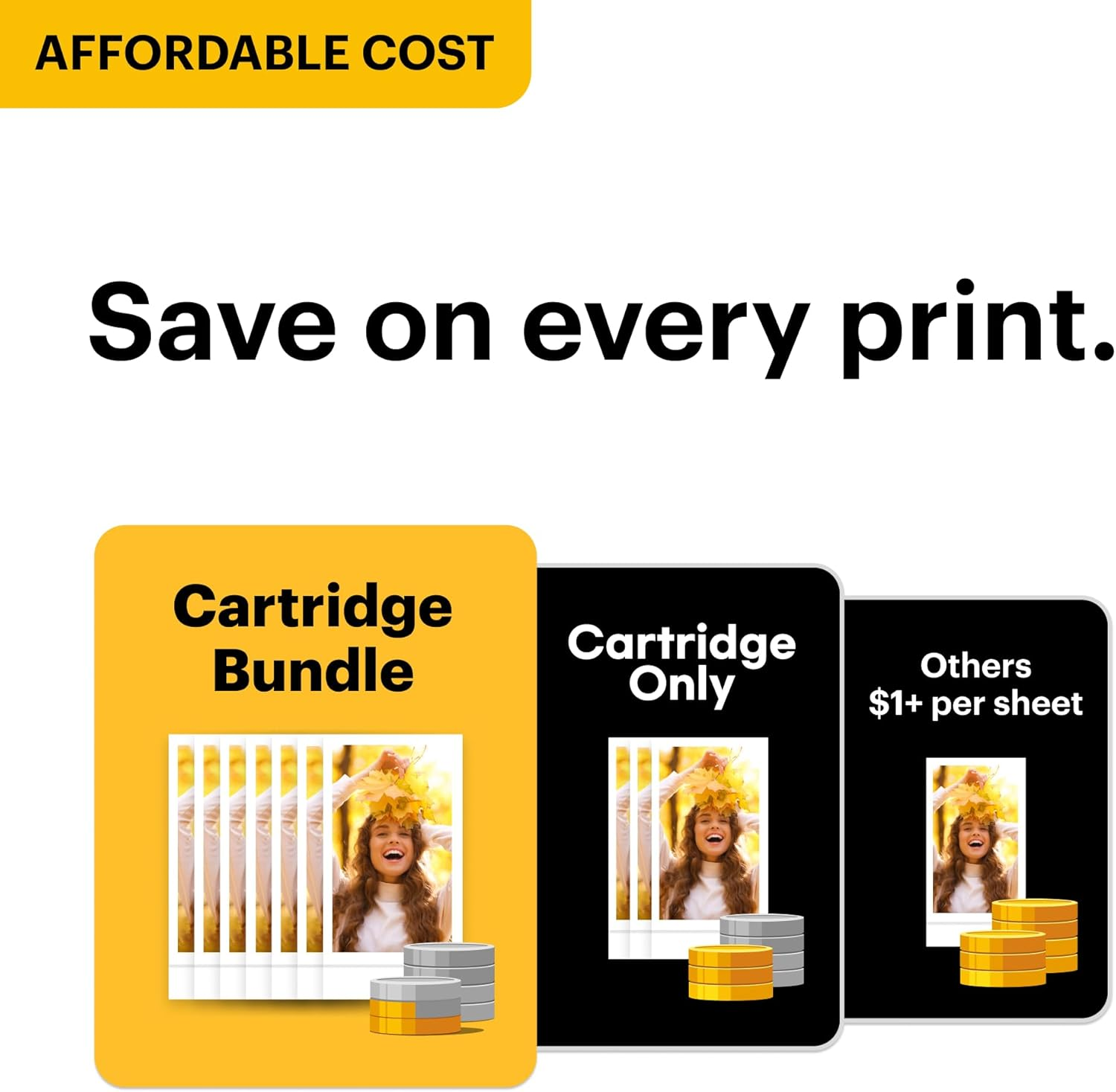 KODAK Mini 2 Retro 4PASS Portable Photo Printer (2.1X3.4 Inches) + 8 Sheets, Black – תמונה 2