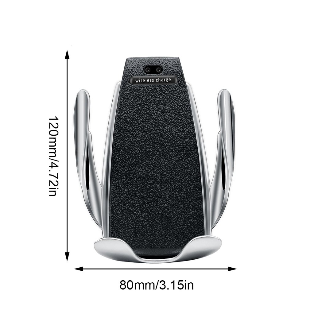 Car Wireless Charger 10W Induction Car Fast Wireless Charging with Car Phone Holder S5 – תמונה 6