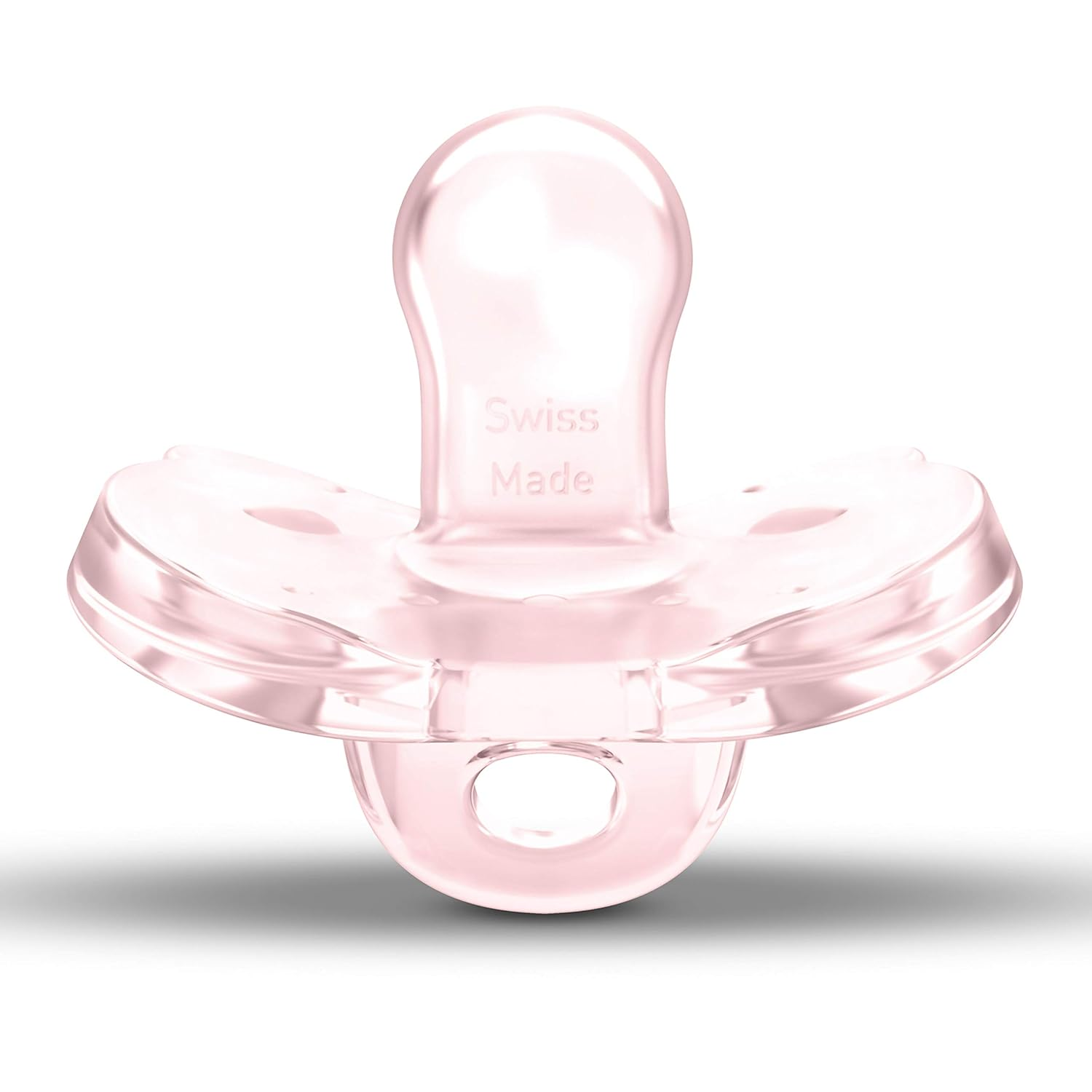 Baby Pacifier | 6-18 Months | Includes Sterilizing Case | 2-Count | Soft Silicone | Bpa-Free | Supports Natural Suckling | Pink – תמונה 4