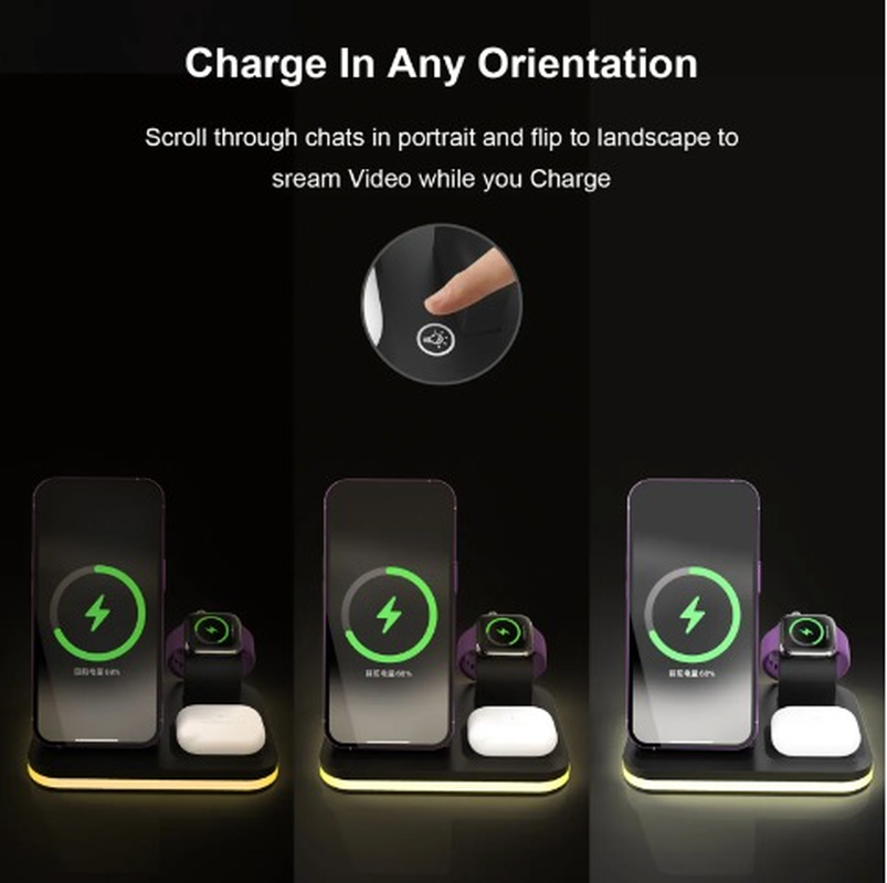 Mobile Phone Wireless Charger Multi-Function Universal Adapter – תמונה 4