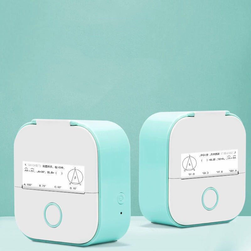 Portable Mini Thermal Label Printer Home Photo Printer Student Wrong Question Printer Bluetooth-Compatible Mini Label Printer Price Tag – תמונה 4