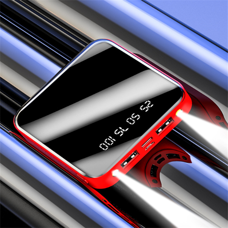 Mini Power Bank 20000 Mah Portable Mirror Digital Display Power Bank – תמונה 5