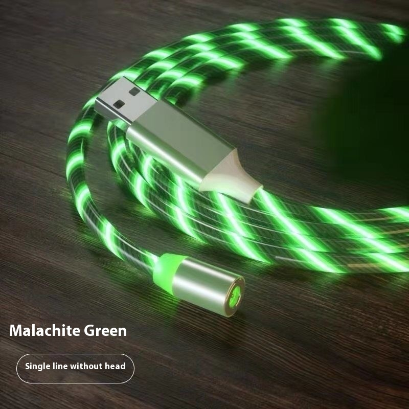 Magnetic Charging Cable Streamer Fast Charging Cable Lighting Micro USB Cable LED Magnet Charger Type-C Cable – תמונה 42