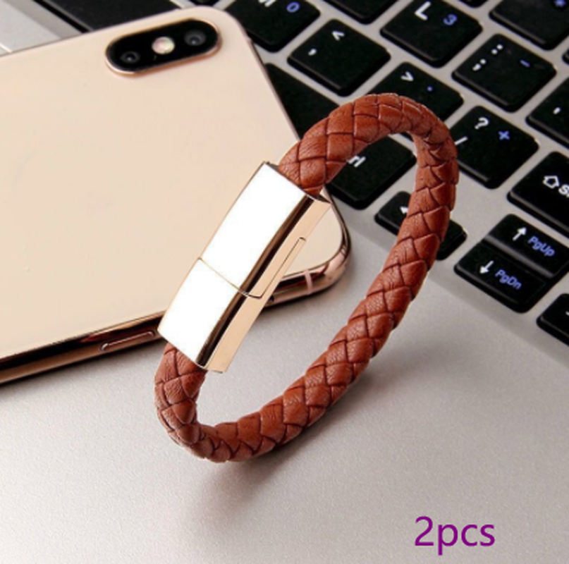 New Bracelet Charger USB Charging Cable Data Charging Cord for Iphone14 13 Max USB C Cable for Phone Micro Cable – תמונה 14