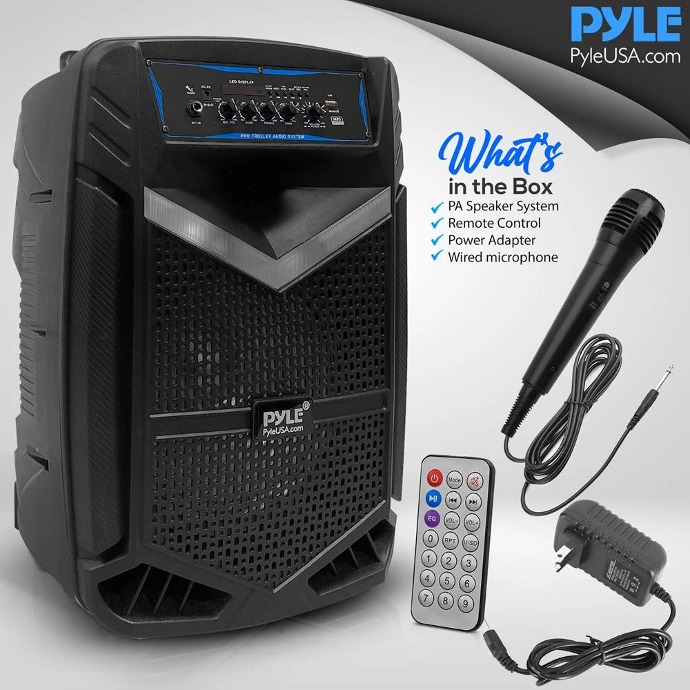 Portable Bluetooth Speaker System 600W Rechargeable Outdoor Bluetooth Speaker Portable System – תמונה 8