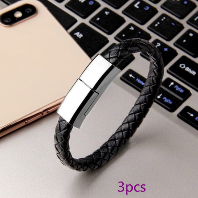 New Bracelet Charger USB Charging Cable Data Charging Cord for Iphone14 13 Max USB C Cable for Phone Micro Cable – תמונה 21