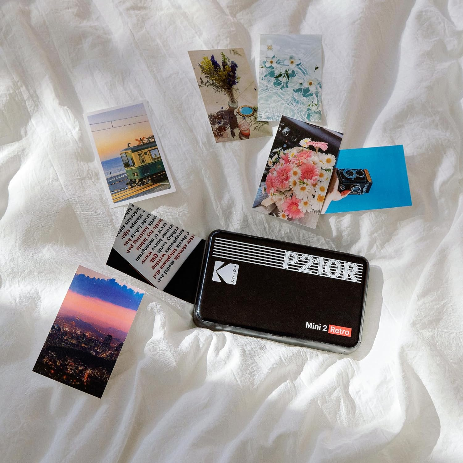 KODAK Mini 2 Retro 4PASS Portable Photo Printer (2.1X3.4 Inches) + 8 Sheets, Black – תמונה 8