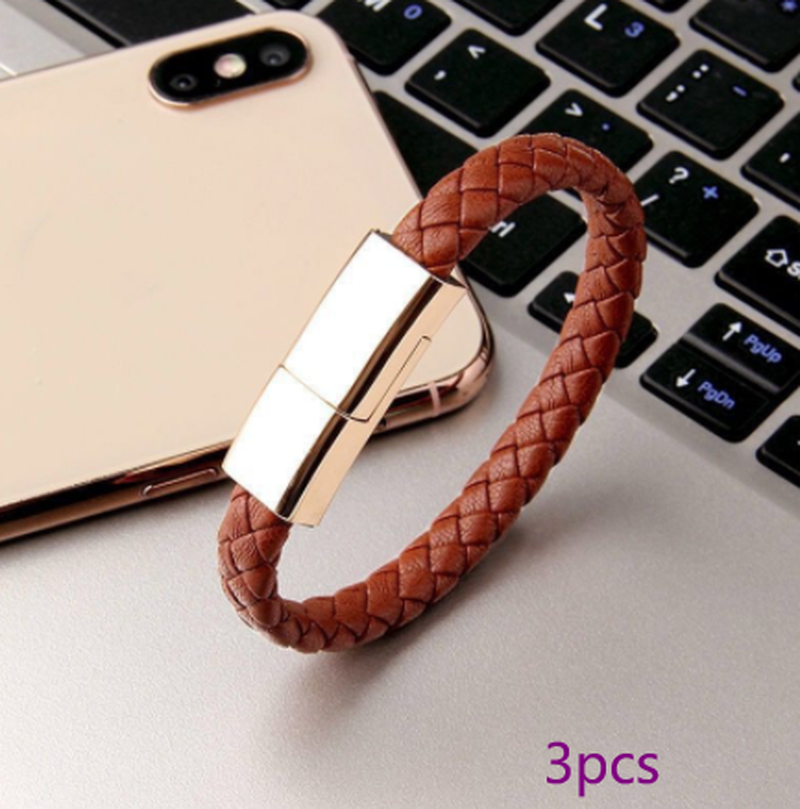 New Bracelet Charger USB Charging Cable Data Charging Cord for Iphone14 13 Max USB C Cable for Phone Micro Cable – תמונה 24