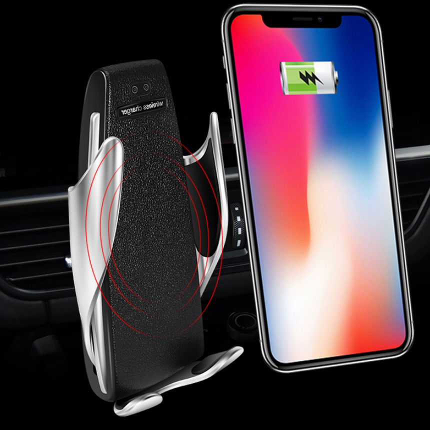 Car Wireless Charger 10W Induction Car Fast Wireless Charging with Car Phone Holder S5 – תמונה 14