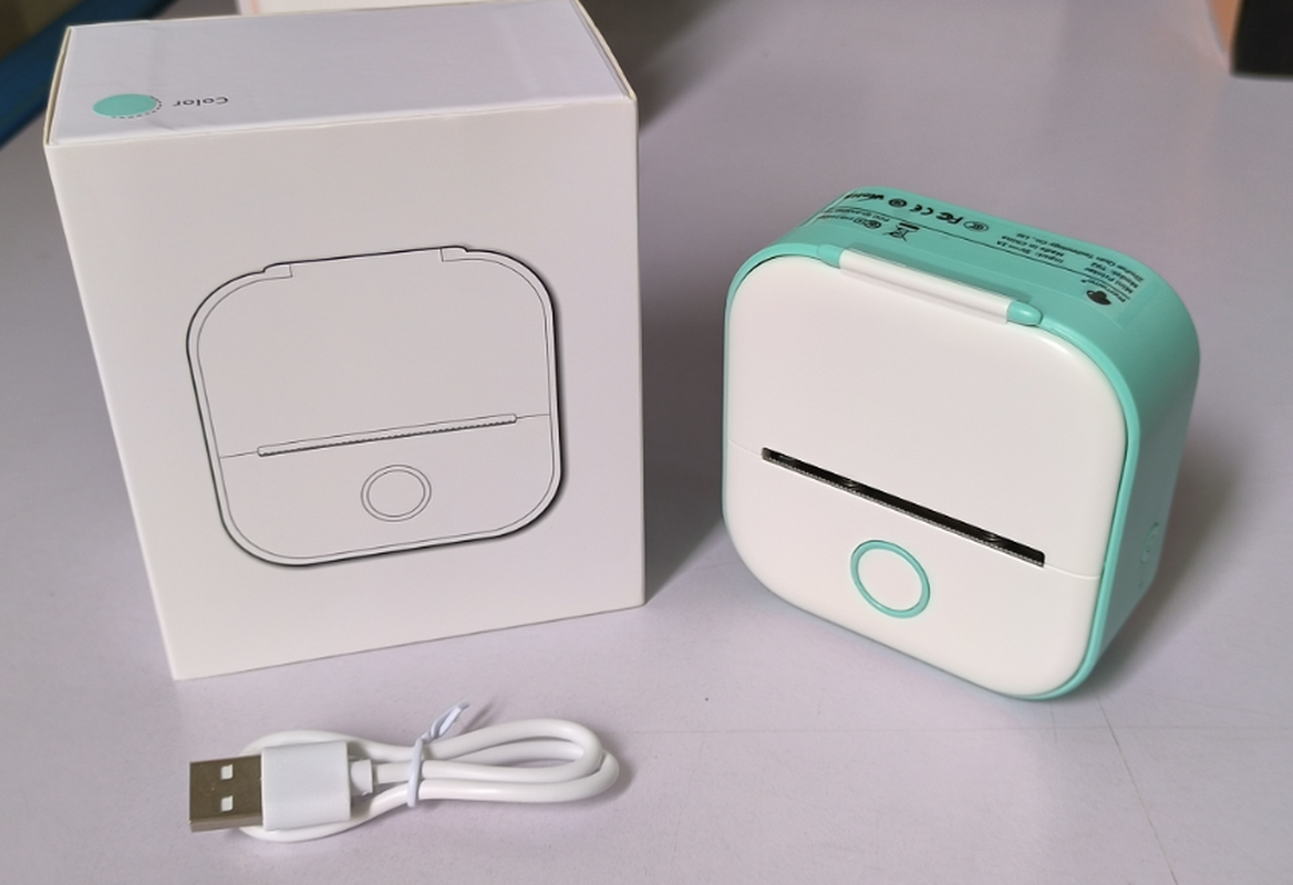 Portable Mini Thermal Label Printer Home Photo Printer Student Wrong Question Printer Bluetooth-Compatible Mini Label Printer Price Tag – תמונה 28