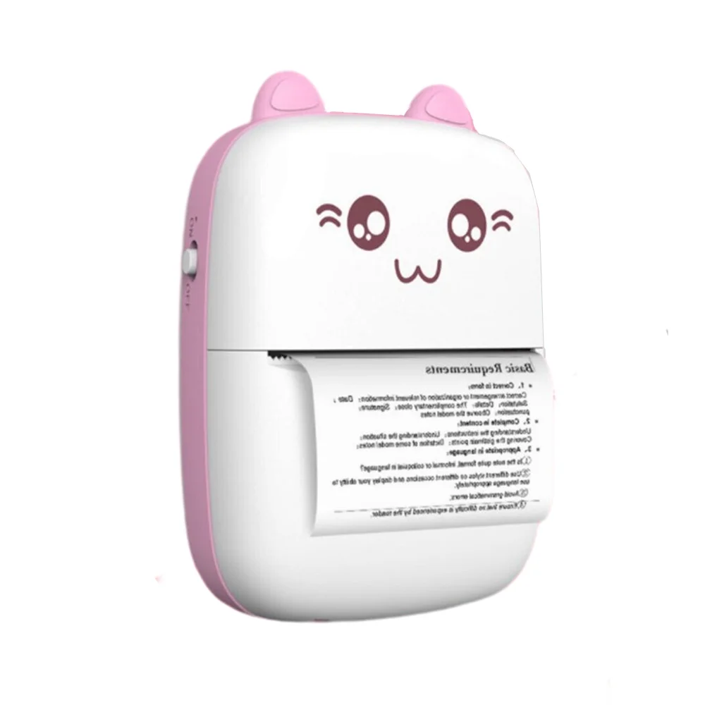 Mini Printer Portable, Pocket Thermal Printer, Wireless Bluetooth Printer Compatible with Ios Android for Picture Receipt Label Note Printing – תמונה 9