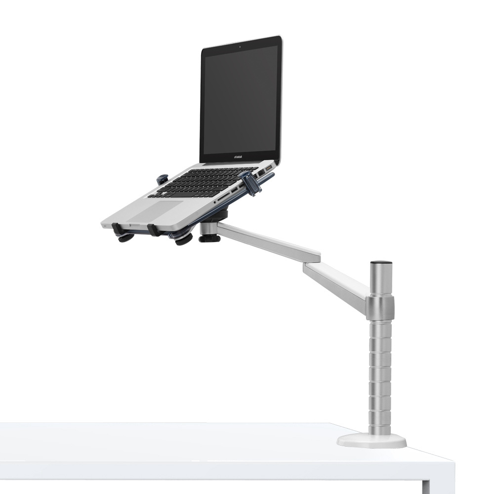 Aluminum Alloy Laptop Stand Double-Arm Office Lazy Tablet Stand – תמונה 2