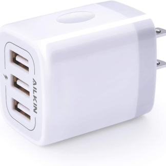 USB Charger Cube, Wall Charger Plug,  3.1A 3-Muti Port USB Adapter Power Plug Charging Station Box Base for Iphone 17 16 15 14 13 12 Pro Max Mini SE 11 Pro Max Samsung Phones Charging Block
