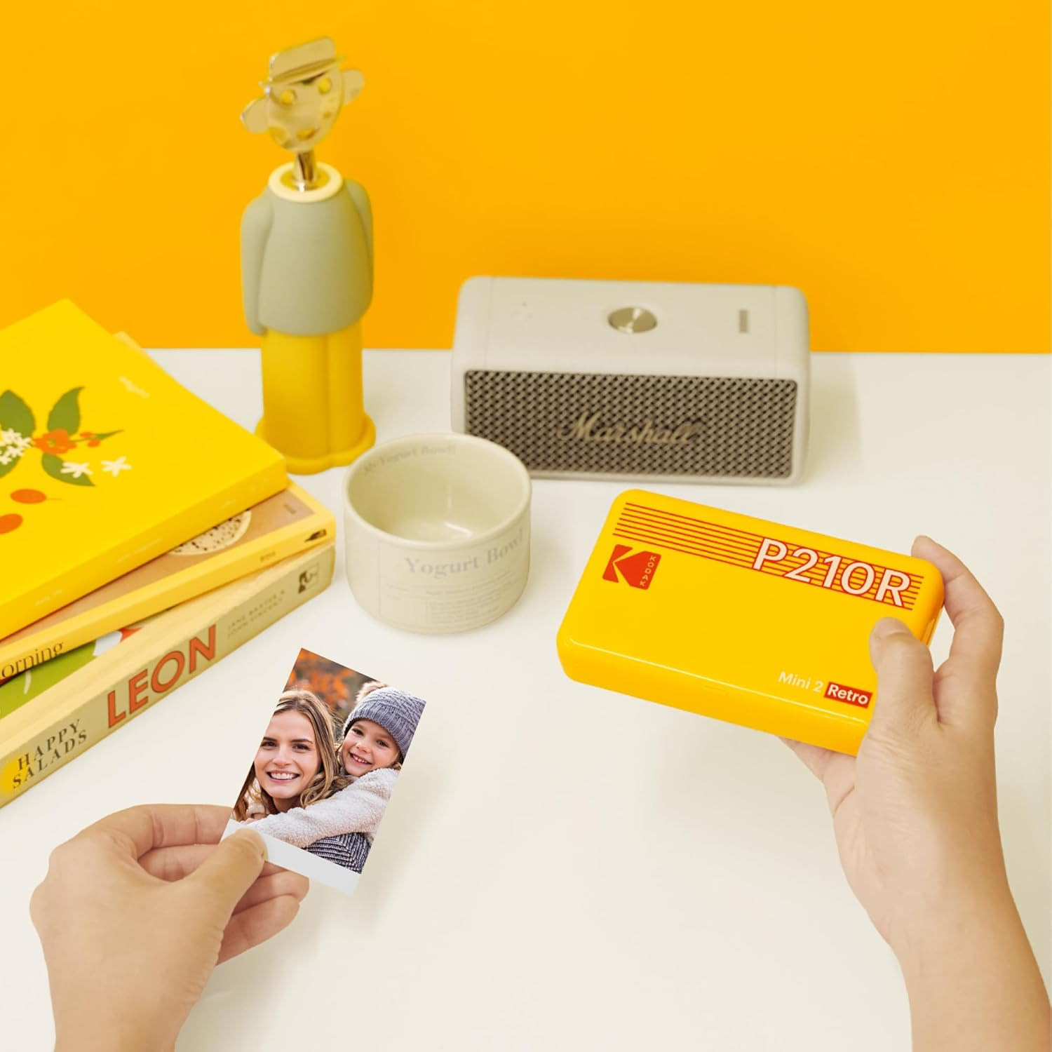KODAK Mini 2 Retro 4PASS Portable Photo Printer (2.1X3.4 Inches) + 8 Sheets, Black – תמונה 7