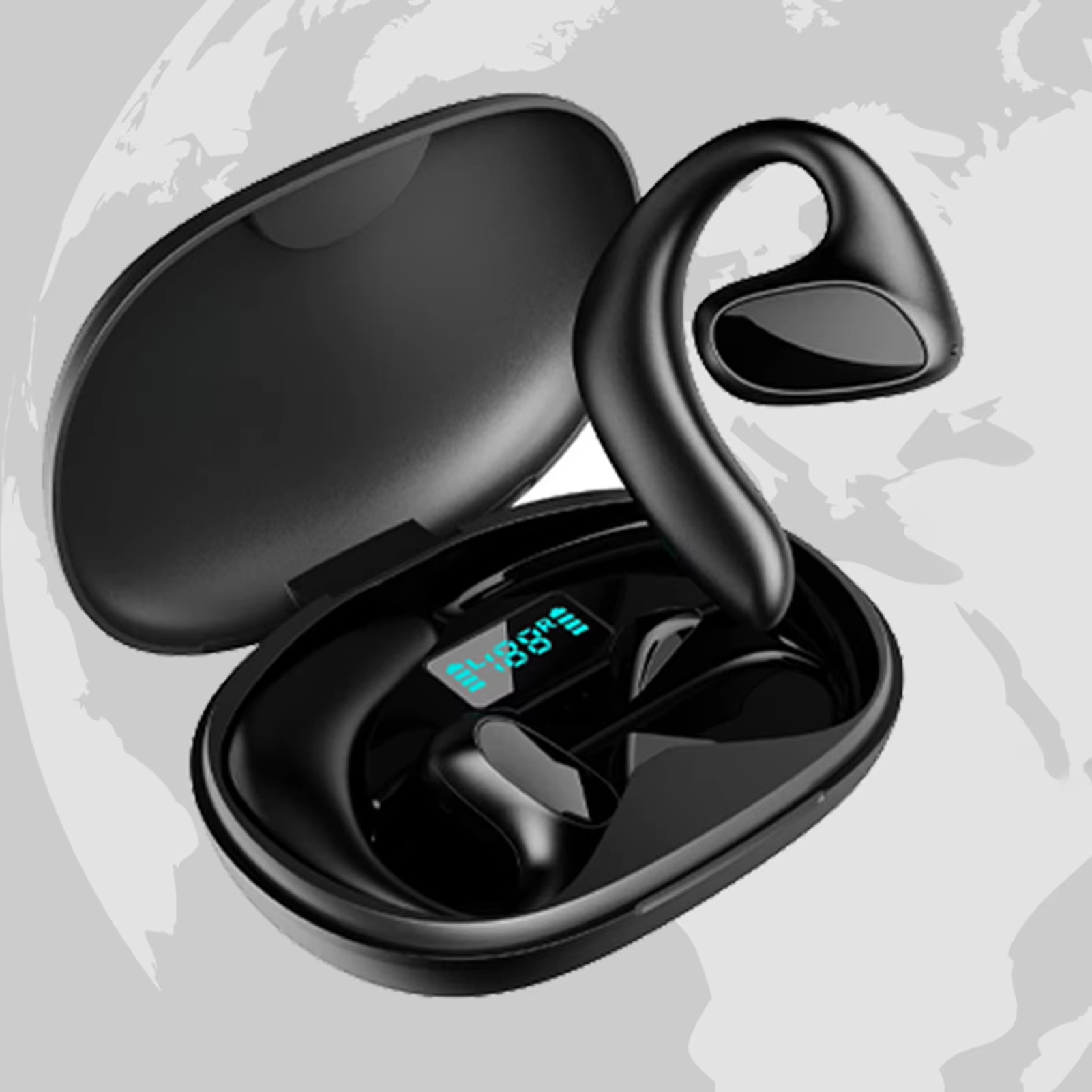 M8 Language Translator Earbuds Smart 144 Languages High Accuracy Wireless Bluetooth Two Way Translator Device – תמונה 2