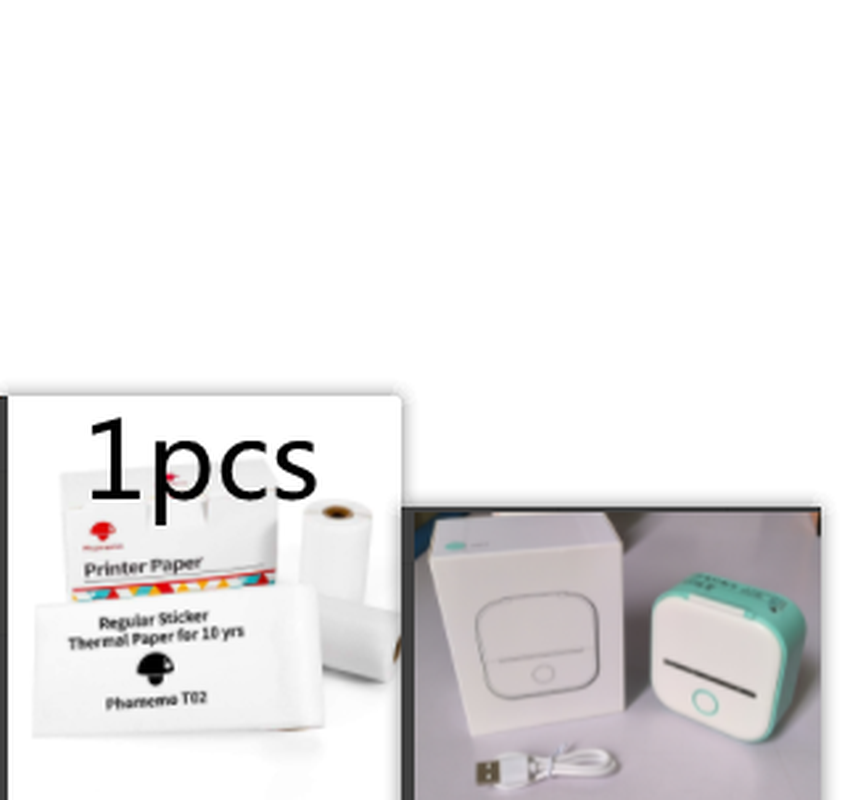 Portable Mini Thermal Label Printer Home Photo Printer Student Wrong Question Printer Bluetooth-Compatible Mini Label Printer Price Tag – תמונה 47