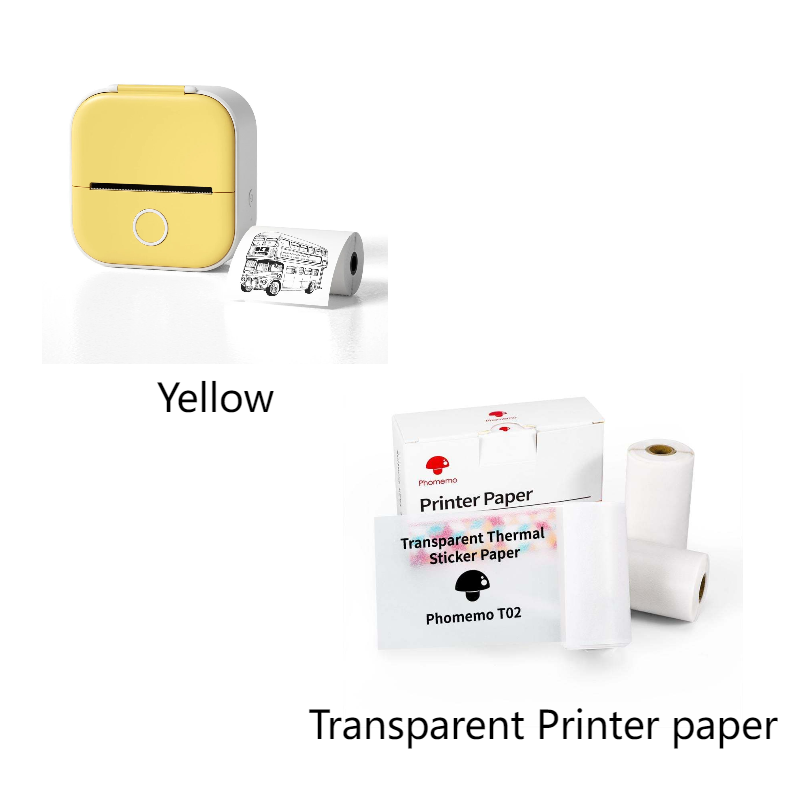 Portable Mini Thermal Label Printer Home Photo Printer Student Wrong Question Printer Bluetooth-Compatible Mini Label Printer Price Tag – תמונה 33