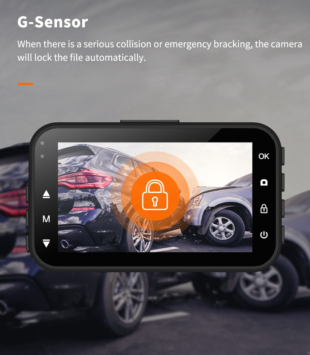 Dash Cam Front and Rear Car Camera Dual Dashcam 1080P FHD – תמונה 10