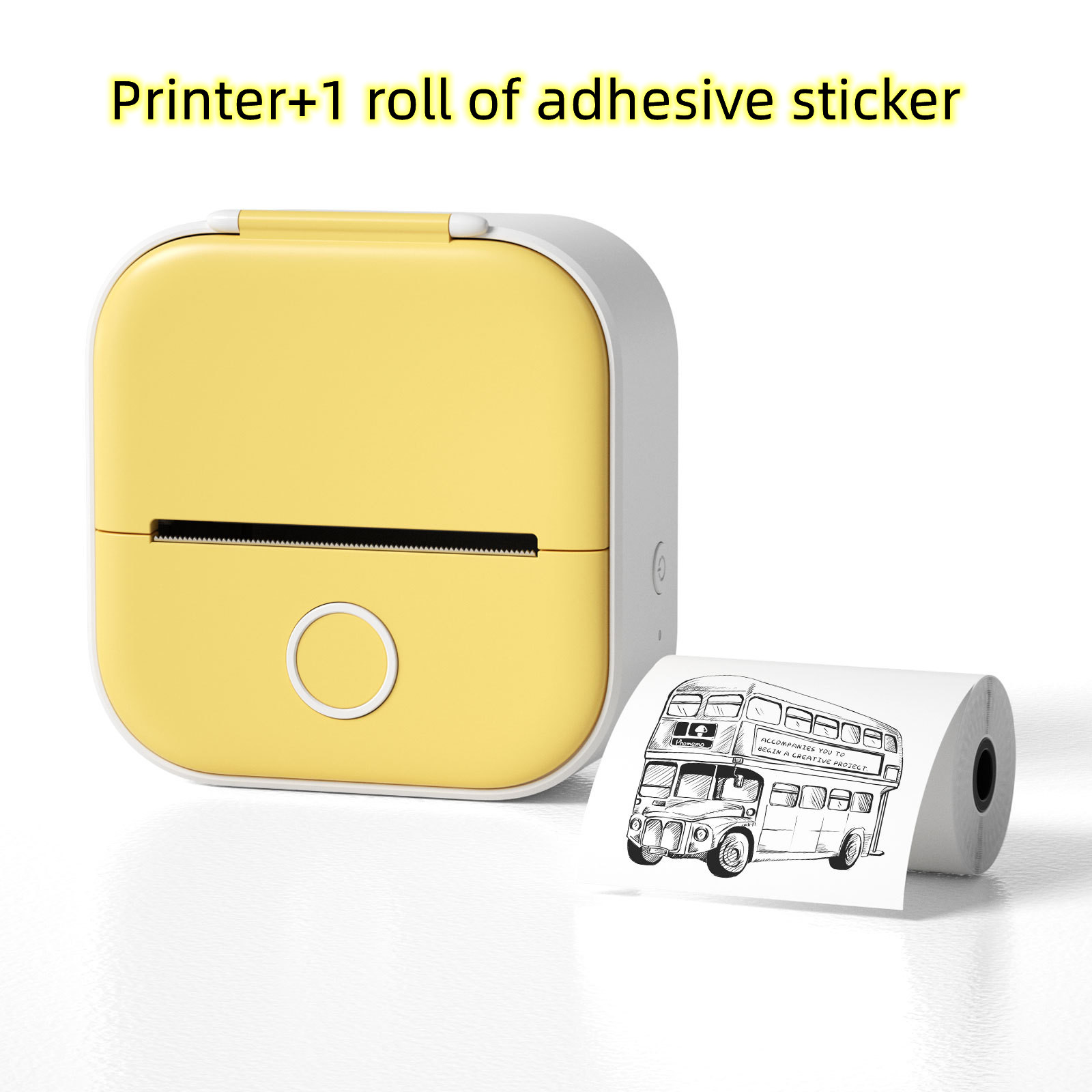 Portable Mini Thermal Label Printer Home Photo Printer Student Wrong Question Printer Bluetooth-Compatible Mini Label Printer Price Tag – תמונה 61