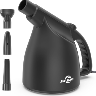 Compressed Air Duster-110000Rpm Super Power Electric Air Duster for Cleaning Dust, Hairs, Crumbs, Scraps for Laptop, Computer, Replaces Compressed Air Cans & Canned Air (Jet-Black