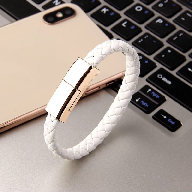 New Bracelet Charger USB Charging Cable Data Charging Cord for Iphone14 13 Max USB C Cable for Phone Micro Cable – תמונה 6