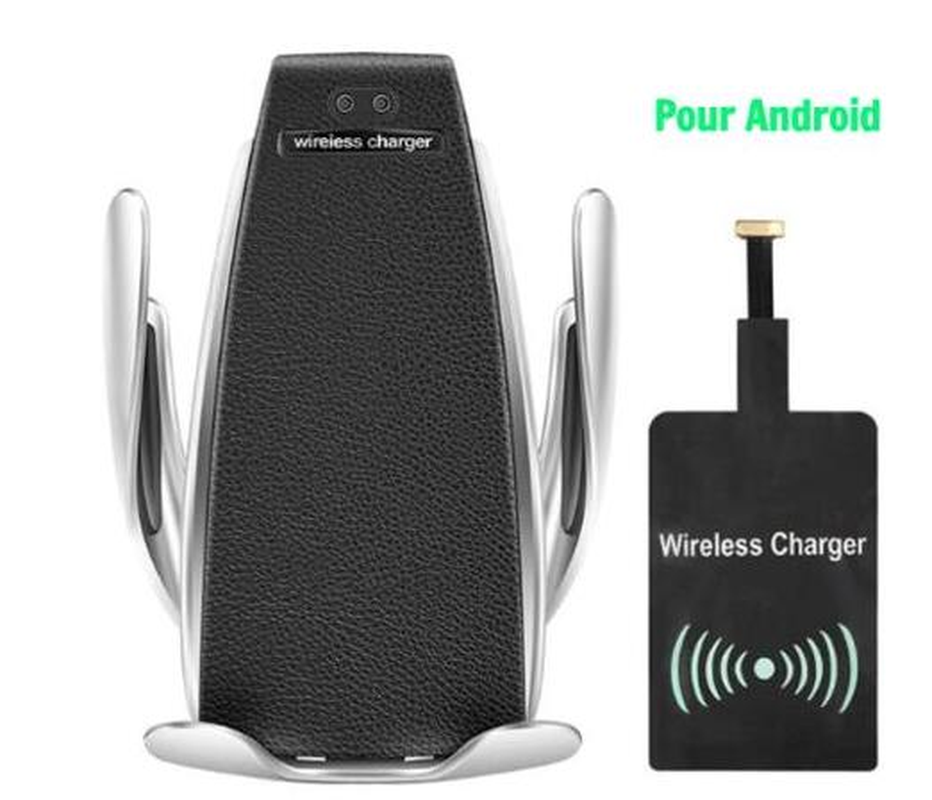 Car Wireless Charger 10W Induction Car Fast Wireless Charging with Car Phone Holder S5 – תמונה 15