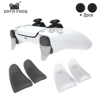 Data Frog Extended Triggers Button For PS5 L2/R2 Trigger Extender D-pad Key Cap For PS5 Gamepad Accessories
