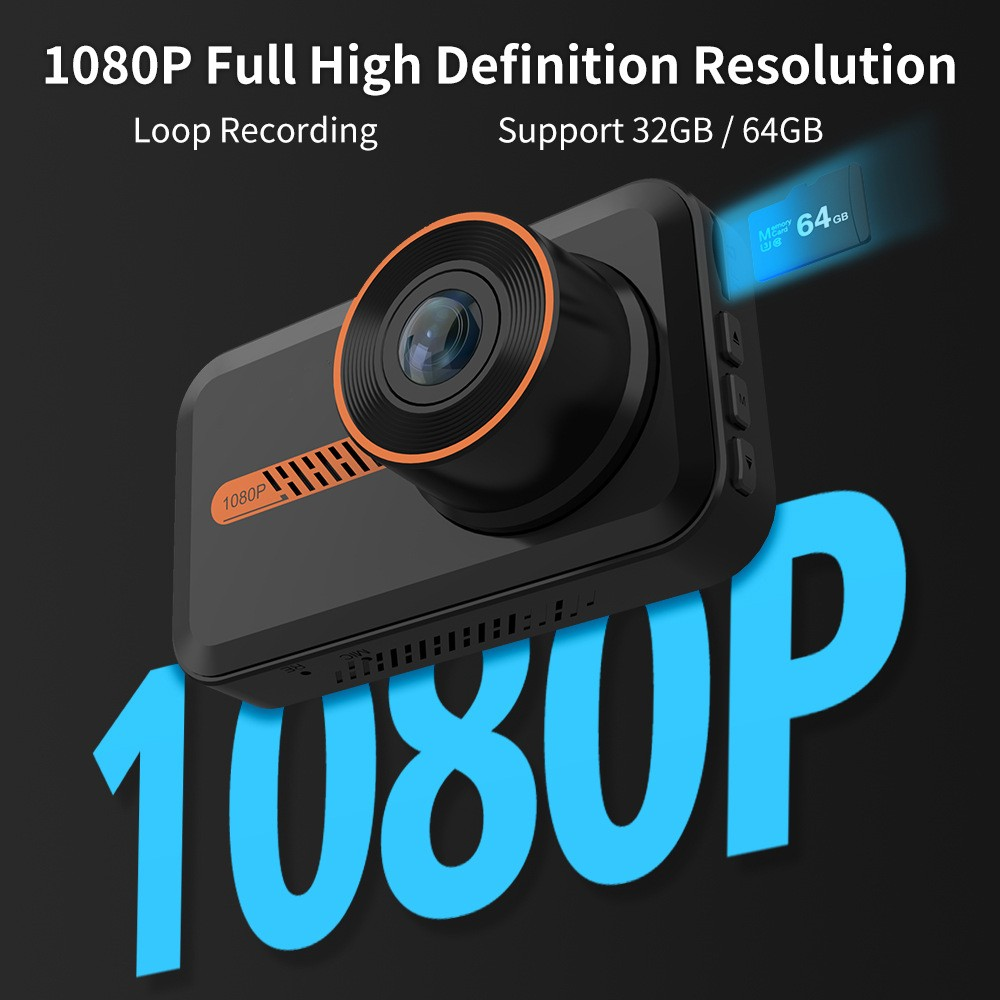 Dash Cam Front and Rear Car Camera Dual Dashcam 1080P FHD – תמונה 2