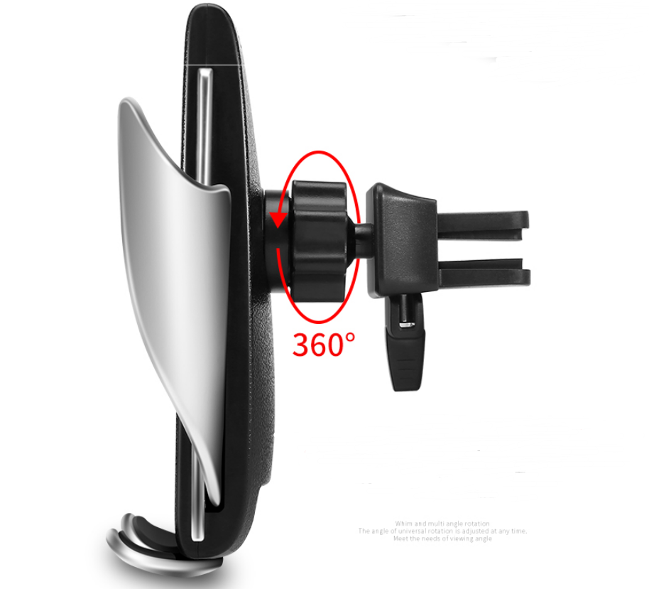 Car Wireless Charger 10W Induction Car Fast Wireless Charging with Car Phone Holder S5 – תמונה 9