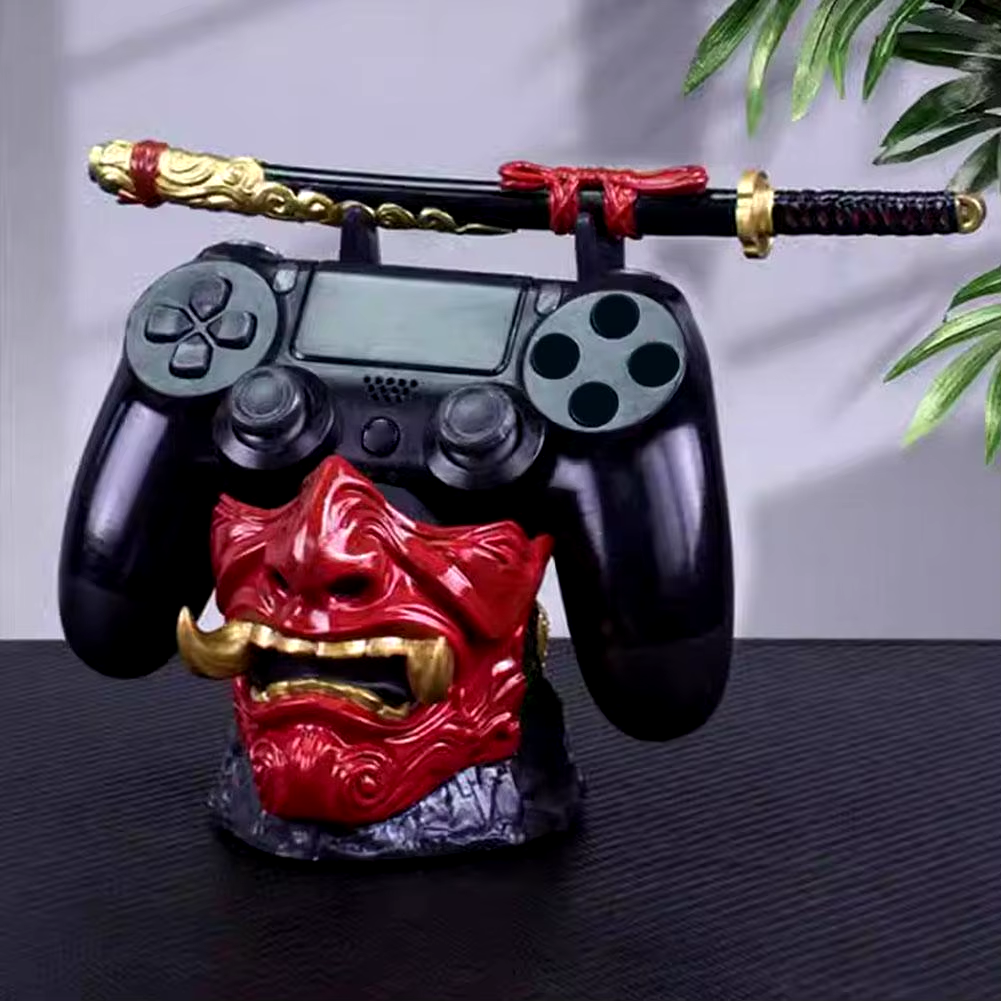 For Gaming Controller Holder One More Life Controller Holder Figure Headphone Stand for PS5/4 Gamepad Bracket – תמונה 2
