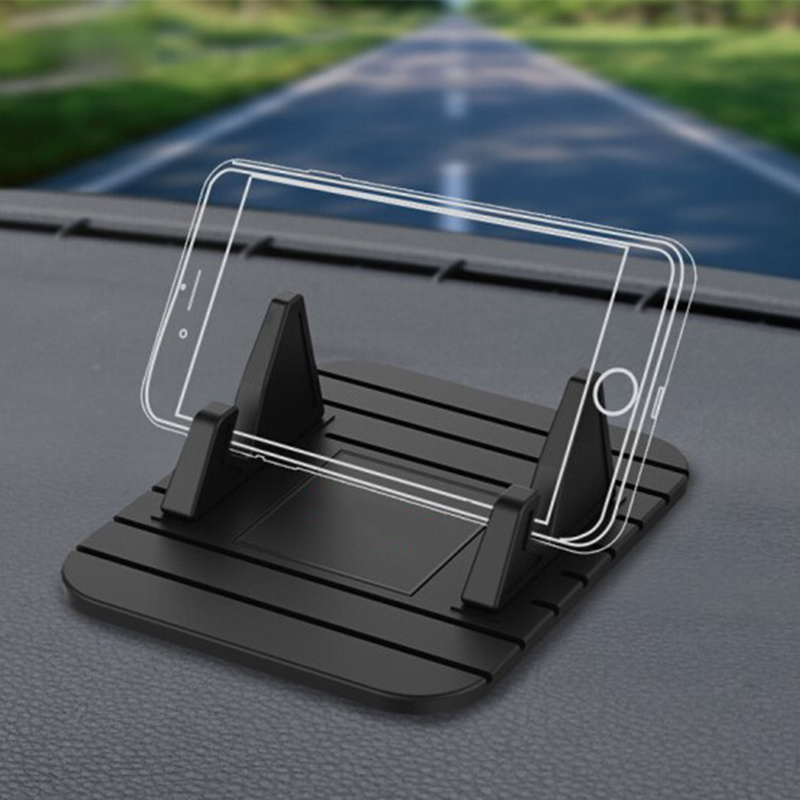 Silicone Car Phone Holder, Mobile Phone Car Holder, Flat Silicone Lazy Holder, Mini Car Holder – תמונה 4