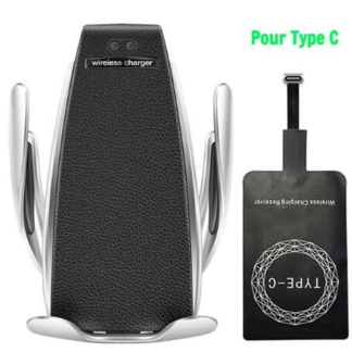 Car Wireless Charger 10W Induction Car Fast Wireless Charging with Car Phone Holder S5