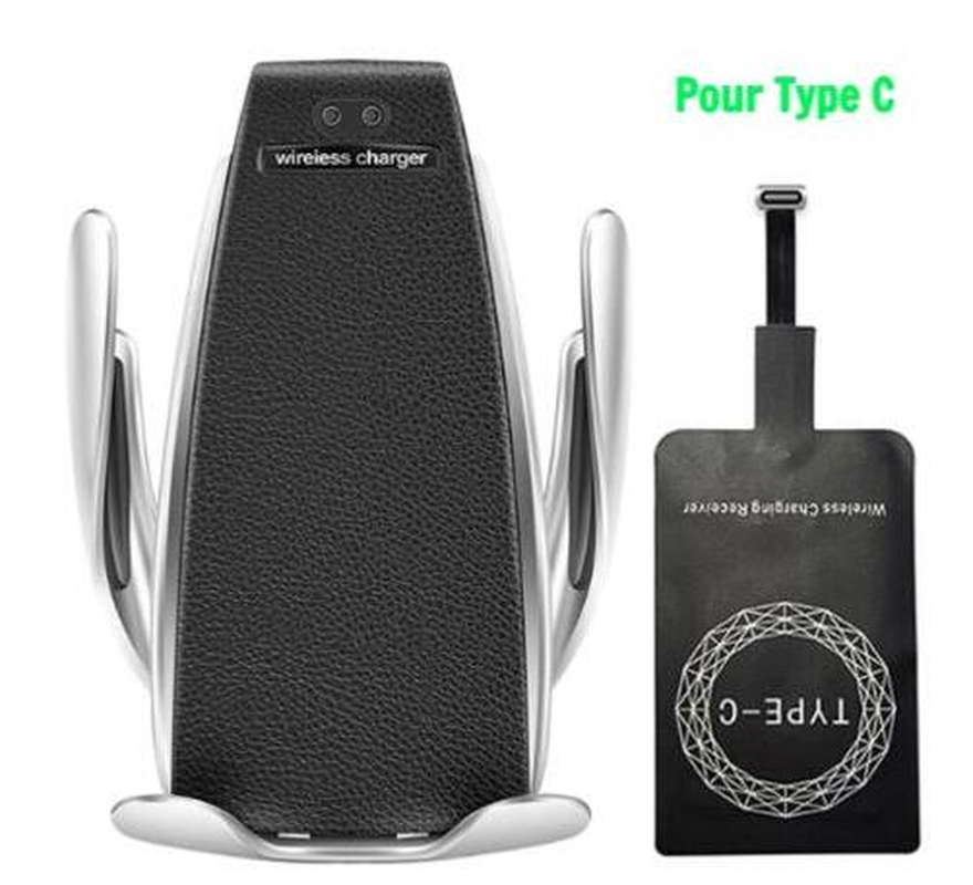Car Wireless Charger 10W Induction Car Fast Wireless Charging with Car Phone Holder S5