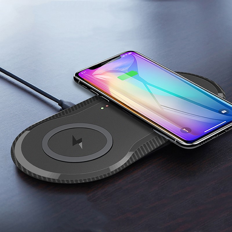 Wireless Charger Dual Mobile Phone Charger – תמונה 2