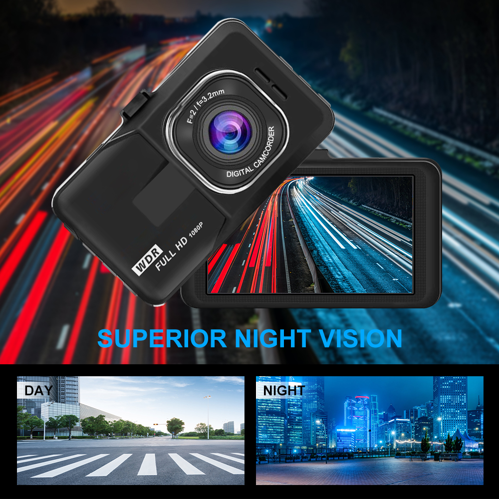 HD Night Vision Driving Recorder – תמונה 3