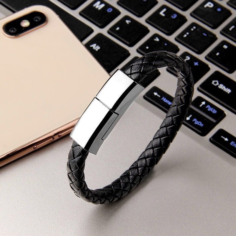 New Bracelet Charger USB Charging Cable Data Charging Cord for Iphone14 13 Max USB C Cable for Phone Micro Cable – תמונה 4