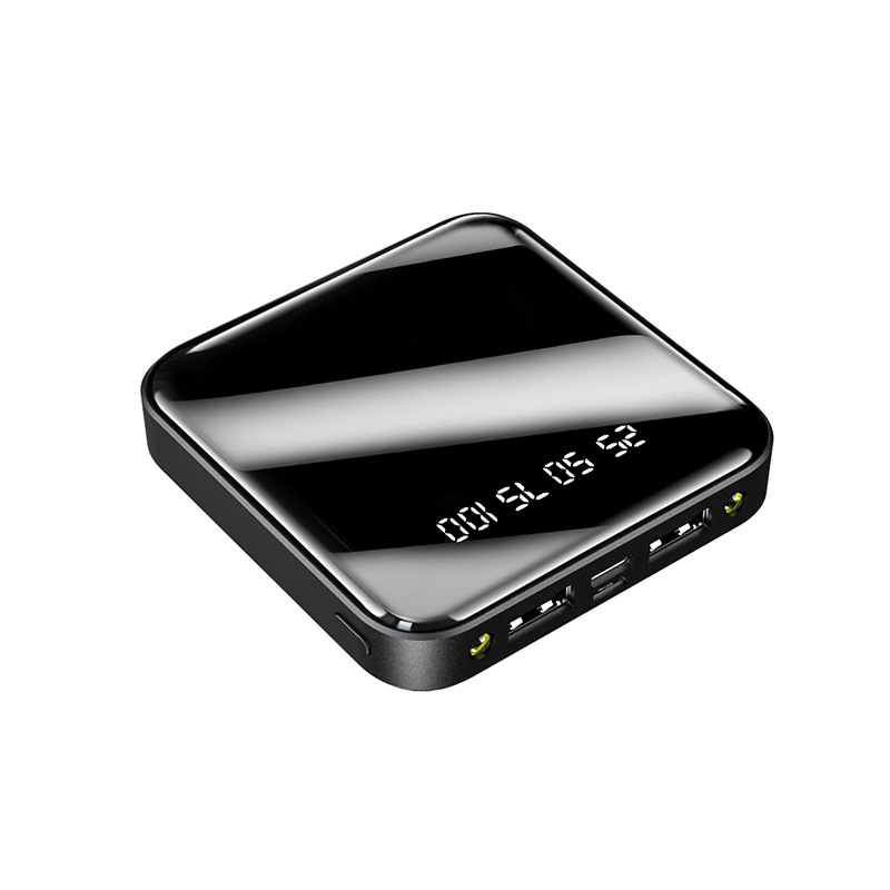 Mini Power Bank 20000 Mah Portable Mirror Digital Display Power Bank – תמונה 18
