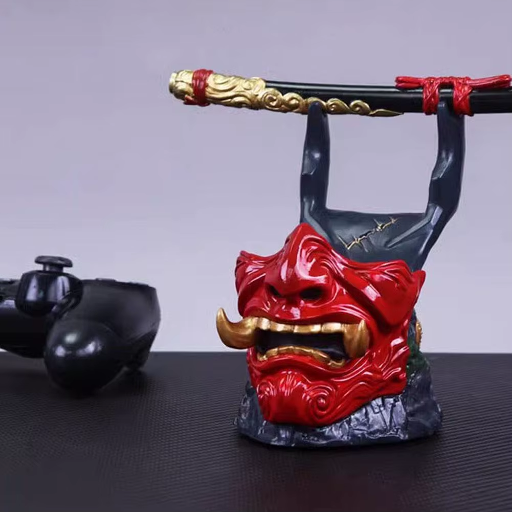 For Gaming Controller Holder One More Life Controller Holder Figure Headphone Stand for PS5/4 Gamepad Bracket – תמונה 3