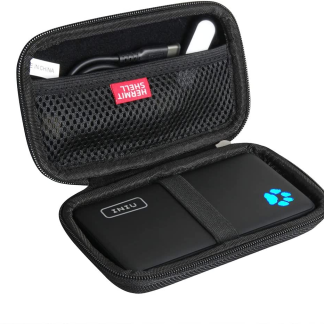 Hard Travel Case for INIU Portable Charger 10000Mah Power Bank [2022 Version] (Black)