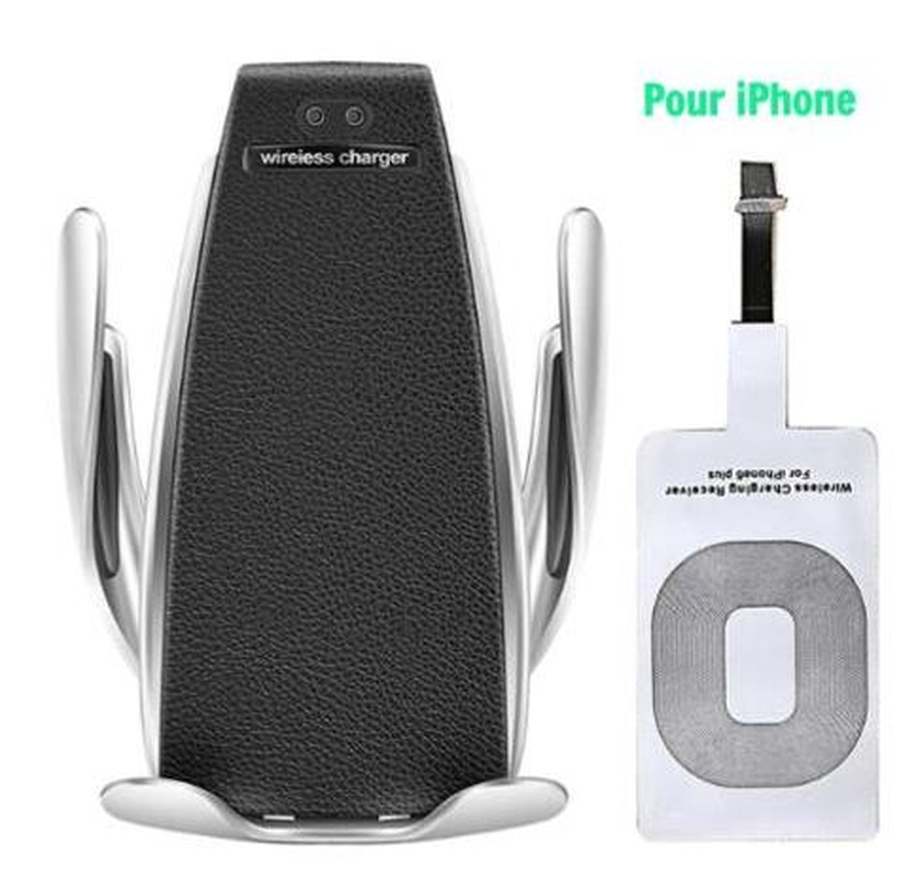 Car Wireless Charger 10W Induction Car Fast Wireless Charging with Car Phone Holder S5 – תמונה 18