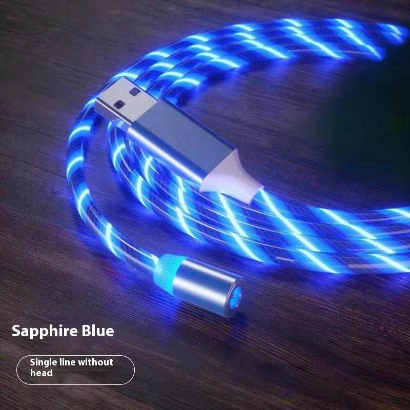 Magnetic Charging Cable Streamer Fast Charging Cable Lighting Micro USB Cable LED Magnet Charger Type-C Cable – תמונה 40