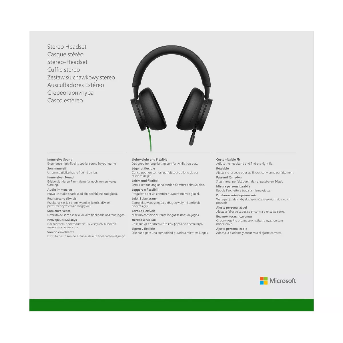 Xbox Wired Gaming Stereo Headset for Xbox Series X|S/Xbox One: Foam Cushions, 3.5Mm Jack – תמונה 7