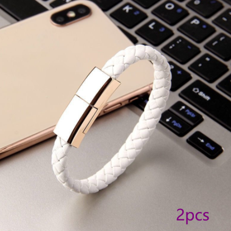 New Bracelet Charger USB Charging Cable Data Charging Cord for Iphone14 13 Max USB C Cable for Phone Micro Cable – תמונה 16