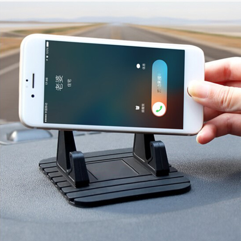 Silicone Car Phone Holder, Mobile Phone Car Holder, Flat Silicone Lazy Holder, Mini Car Holder – תמונה 5