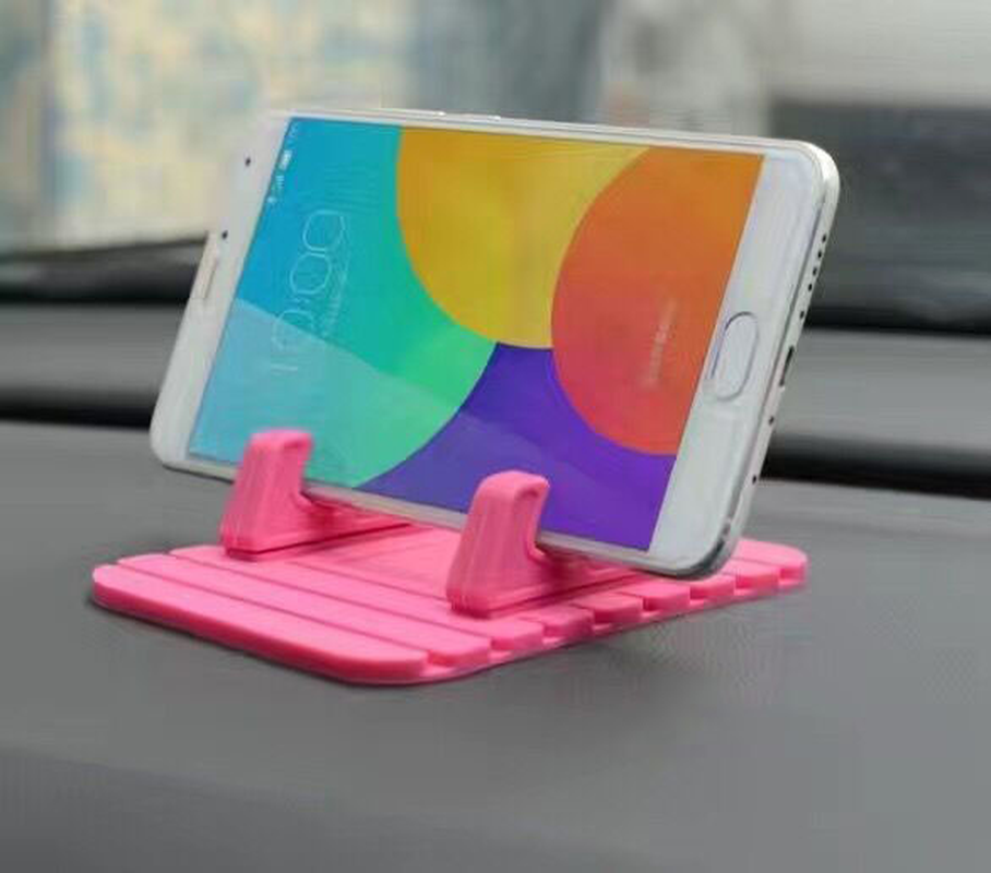 Silicone Car Phone Holder, Mobile Phone Car Holder, Flat Silicone Lazy Holder, Mini Car Holder – תמונה 8