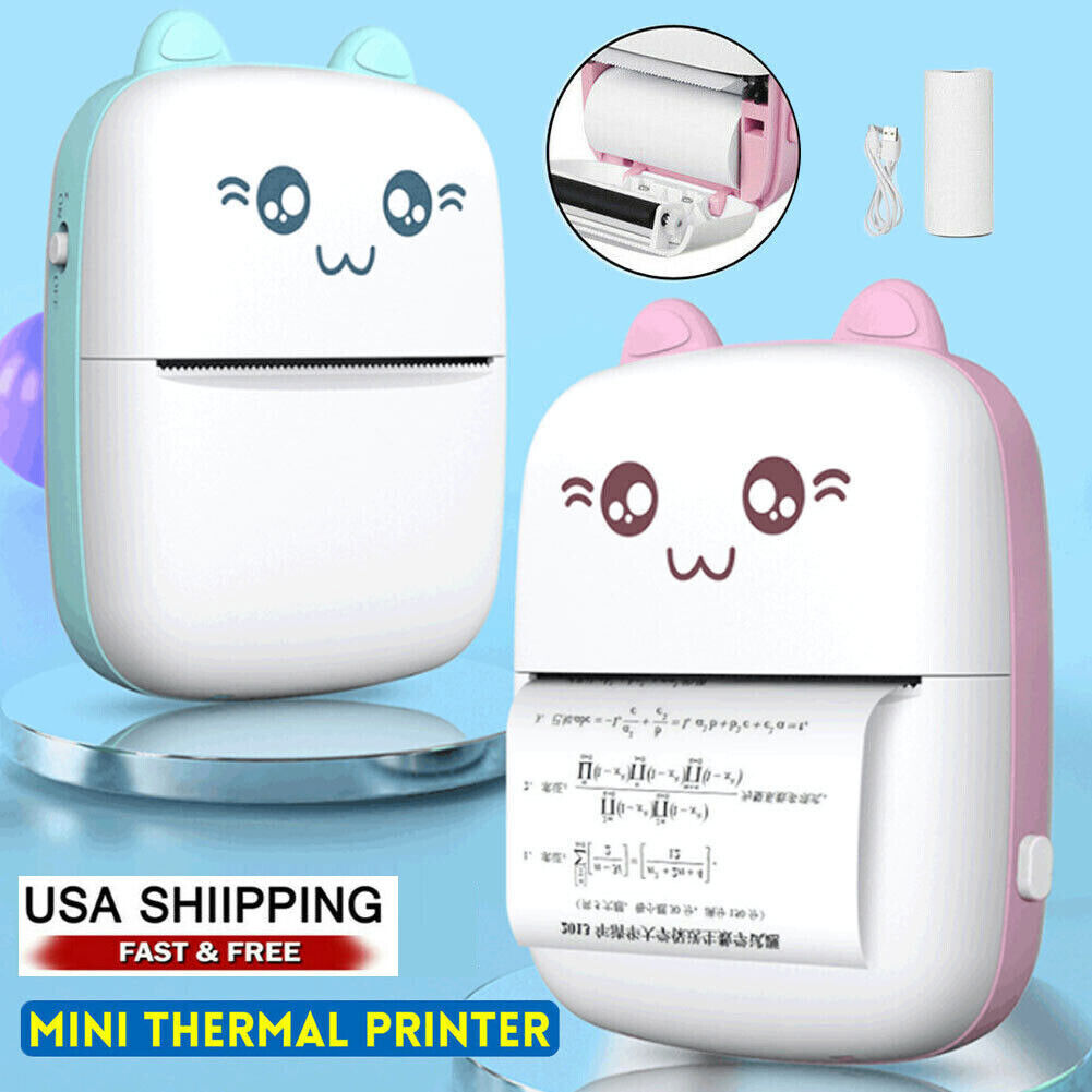 Mini Printer Portable, Pocket Thermal Printer, Wireless Bluetooth Printer Compatible with Ios Android for Picture Receipt Label Note Printing – תמונה 7